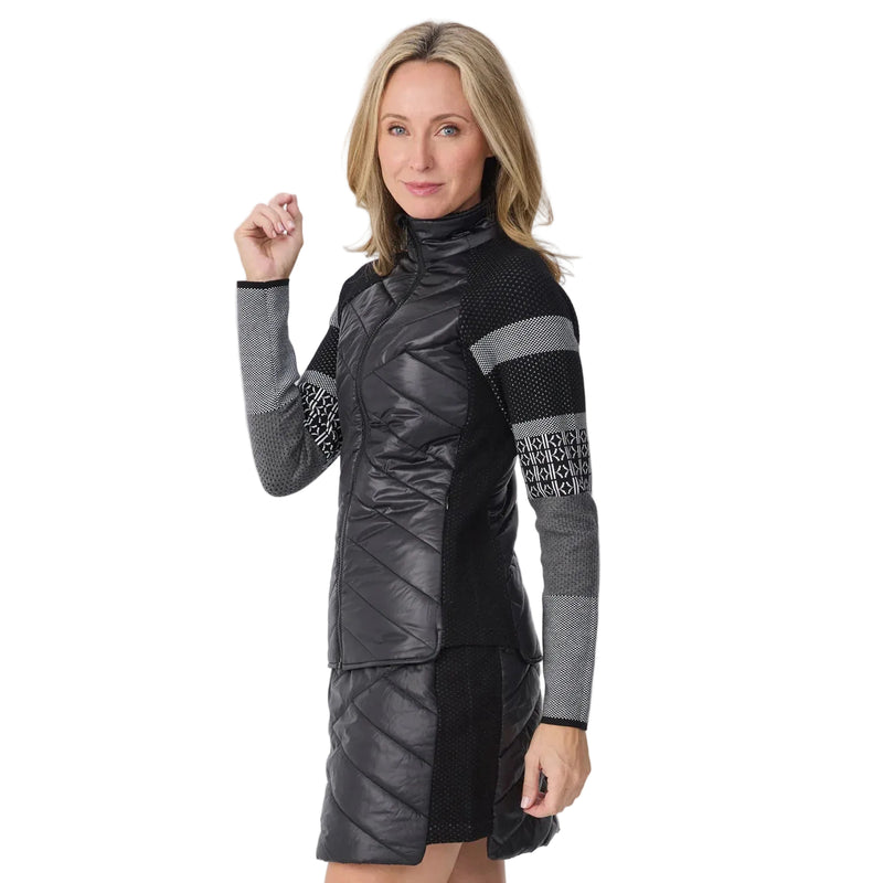 Women's Switchback Jacket | Black Pointelle
