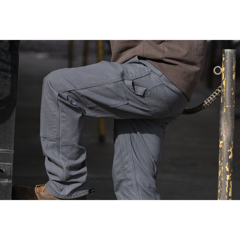 Men's Relaxed Straight Rugged Flex™ Duck Double-Front Dungaree | Shadow