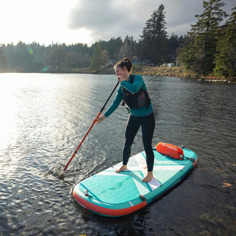 Pelican Inflatable SUP Loungeboard | Turquoise/Red
