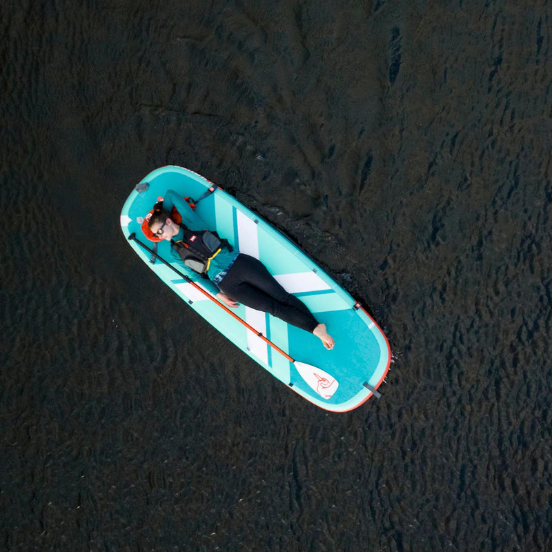Pelican Inflatable SUP Loungeboard | Turquoise/Red