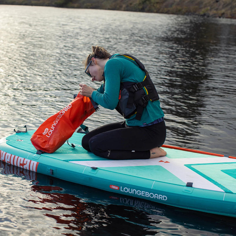 Pelican Inflatable SUP Loungeboard | Turquoise/Red