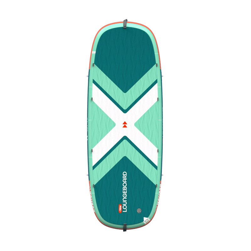 Pelican Inflatable SUP Loungeboard | Turquoise/Red