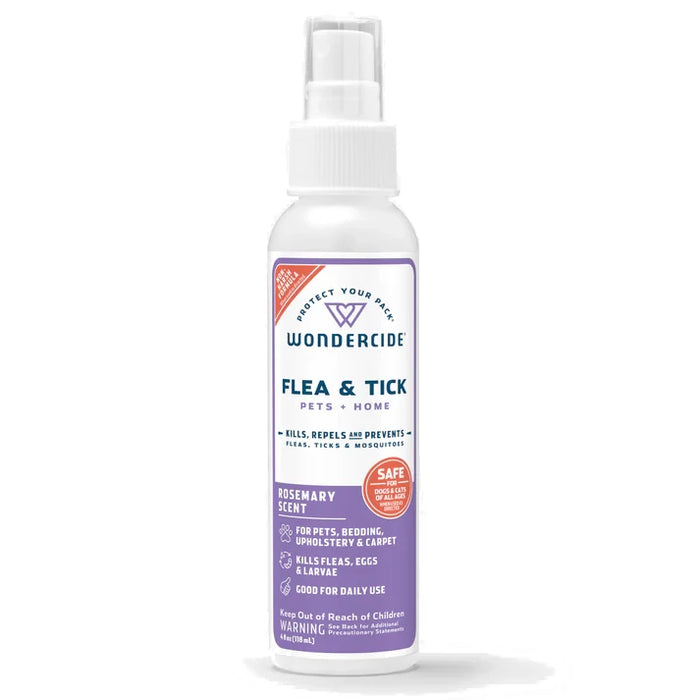 Wondercide Flea Tick and Mosquito Spray for Pets 4oz Peppermint