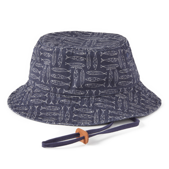 Fish Pattern Bucket Hat
