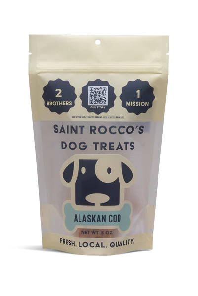 Saint Rocco's Dog Treats 8oz | Alaskan Cod