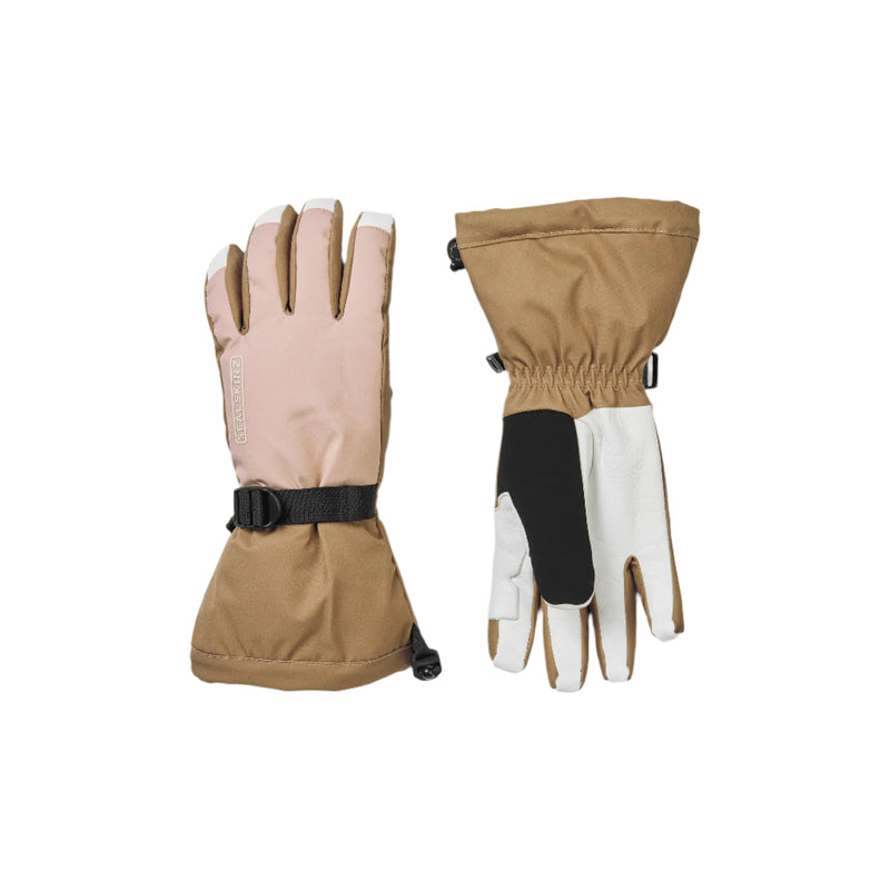 Women's Fransham Waterproof Thermal Ski Gauntlet | Pink