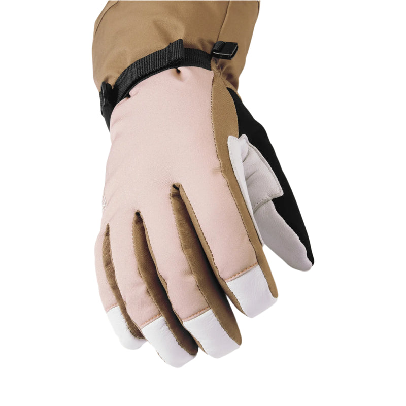 Women's Fransham Waterproof Thermal Ski Gauntlet | Pink