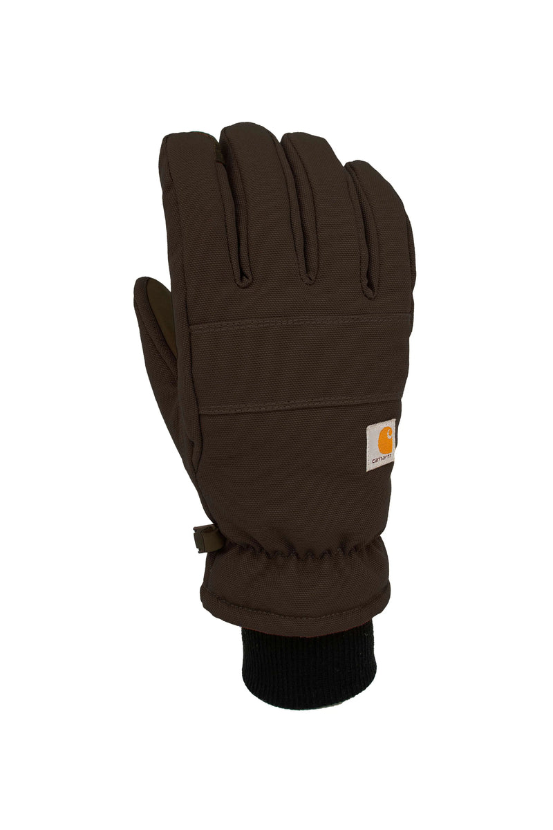 Women's Insulated Duck/Synthetic Leather Knit Cuff Glove | Black