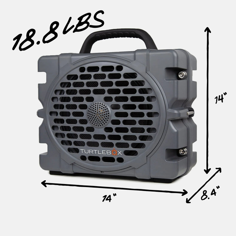 Turtlebox Grande Speaker | Gray