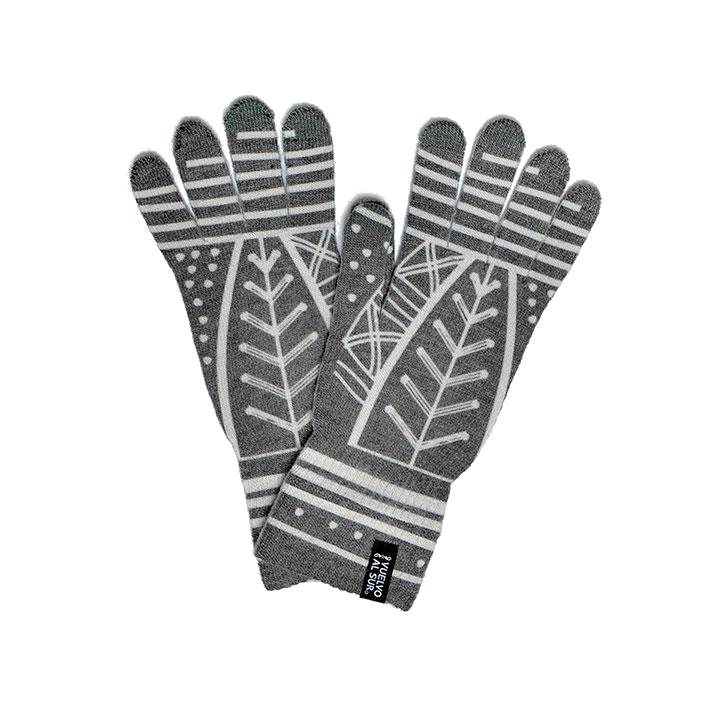 Al Sur Printed Wool Gloves with Touch Screen Compatibility