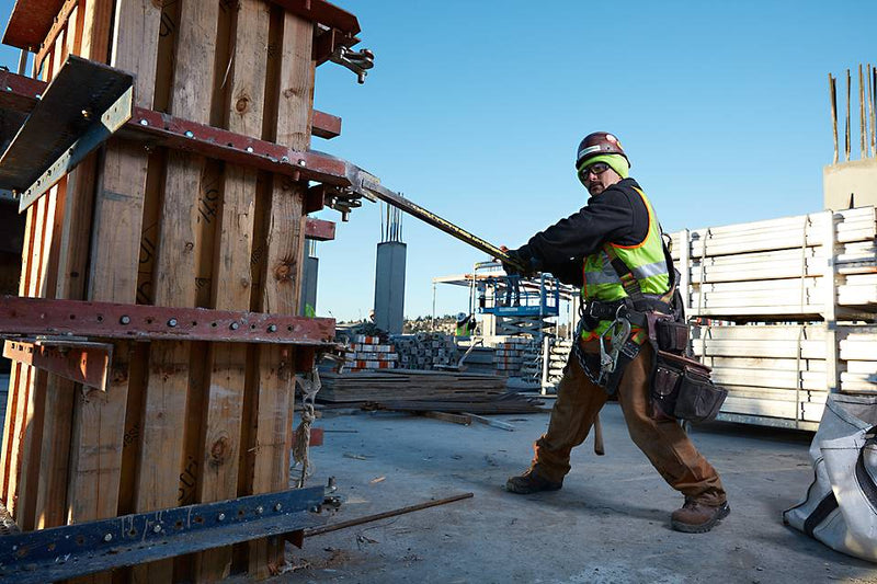 Men's Utility Double-Knee Work Pant - Loose Fit - Rugged Flex - Washed Duck | DARK BROWN