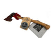 A Gransfors Bruk Small Forest Axe, sharpening stone, and copy of The Axe Book