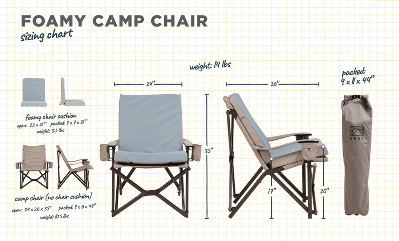 Luxury Foamy Camp Chair
