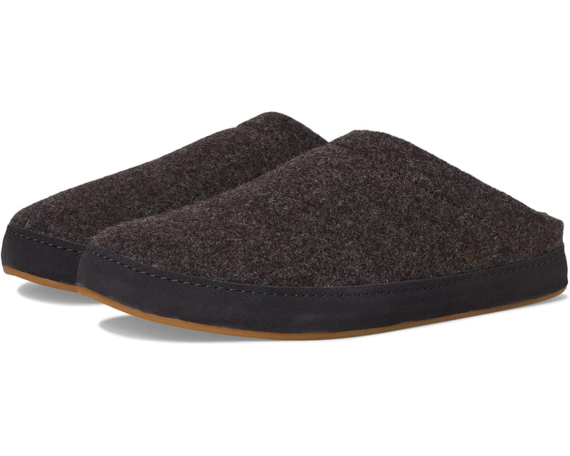 Men's Hāmani Hulu Wool Slipper | Dark Java