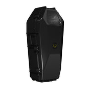 A black coffin-shaped hard case with the brand name 'TenPoint' embossed on the top panel, shown against a plain white background.