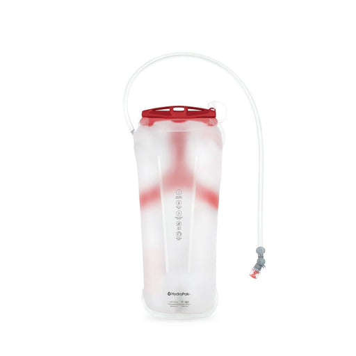 Water bottle with a tube on a white background.