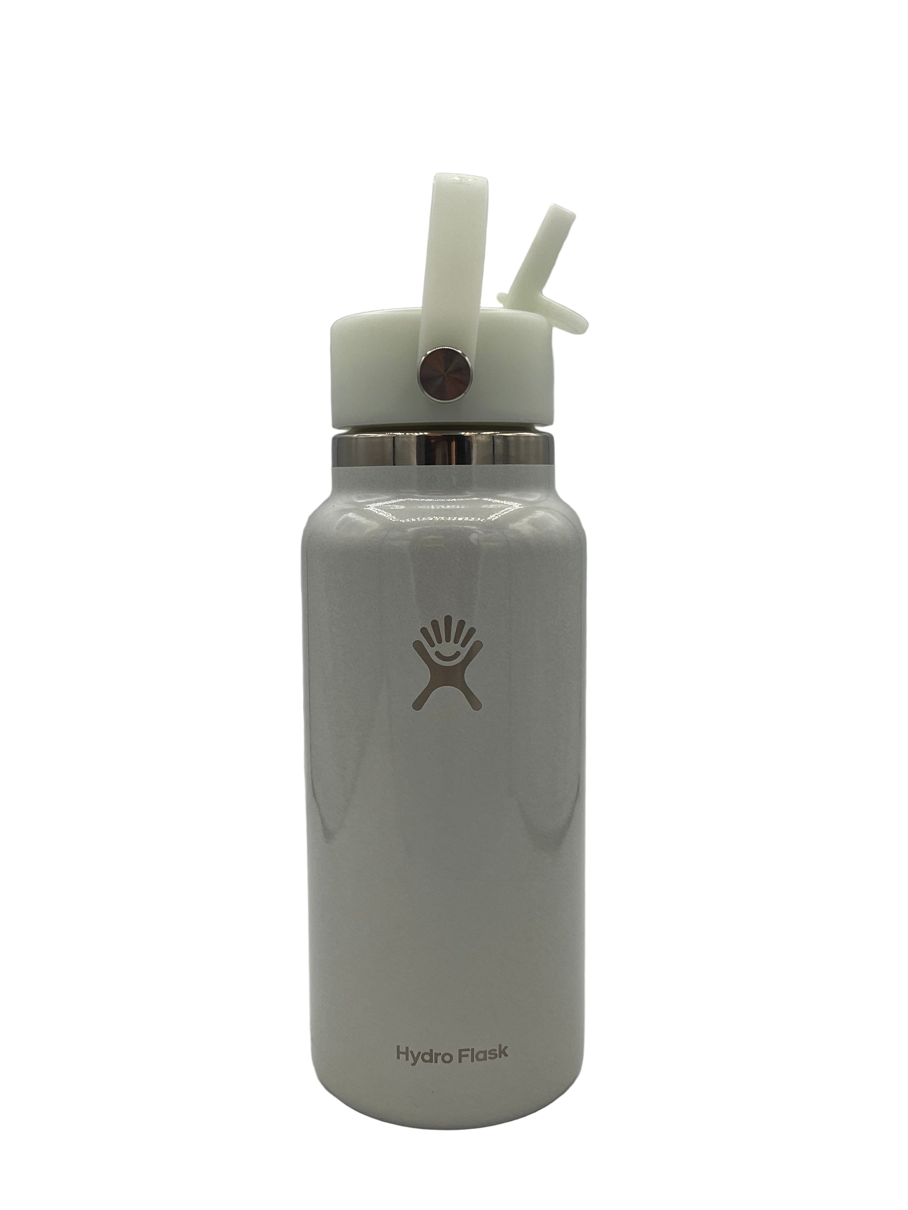 32 oz Wide Mouth Bottle with Flex Straw Cap | Glimmer Blue (Limited Ed ...