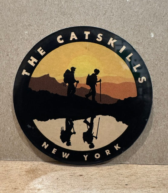 Hike Silhouette Trail Acrylic Magnet