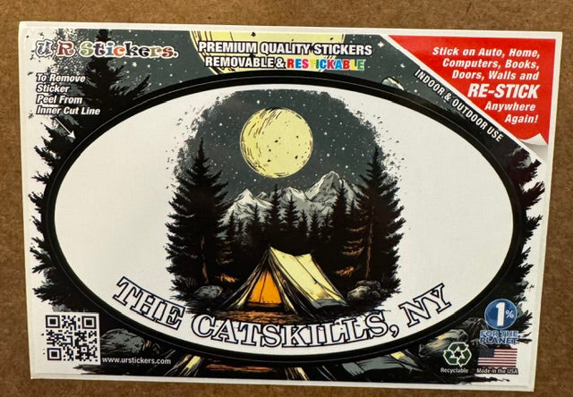 Camping In The Catskills Sticker
