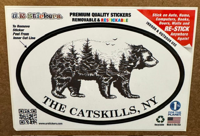 Scenic Bear The Catskills Sticker