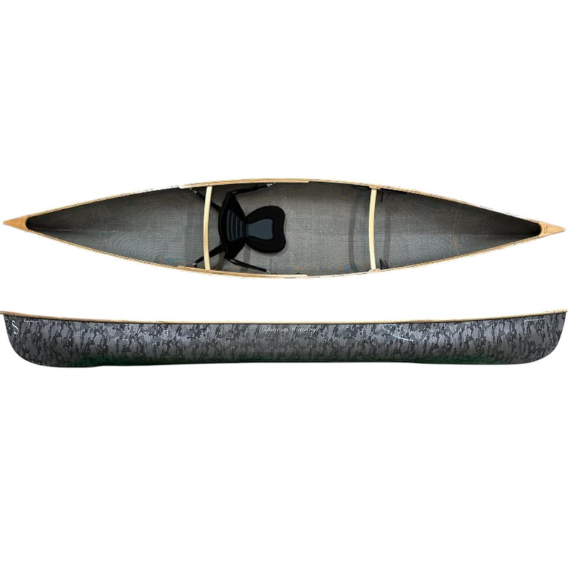 Impulse 13 "Fish Catcher" Vacuum Infused Canoe | Natural Kevlar Carbon Hybrid