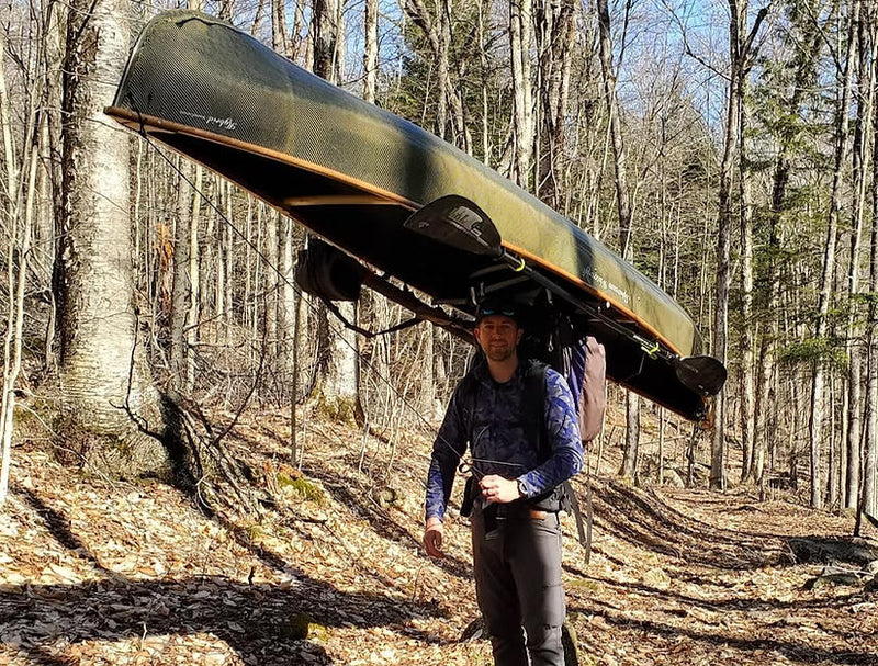 Impulse 13 "Fish Catcher" Vacuum Infused Canoe | Natural Kevlar Carbon Hybrid