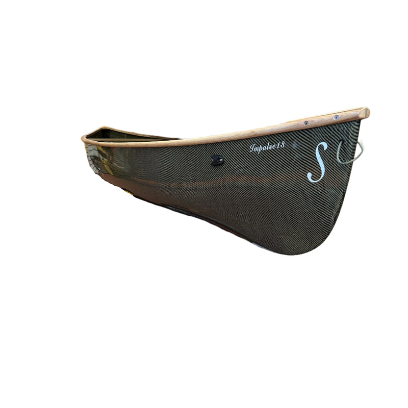 Impulse 13 "Fish Catcher" Vacuum Infused Canoe | Natural Kevlar Carbon Hybrid