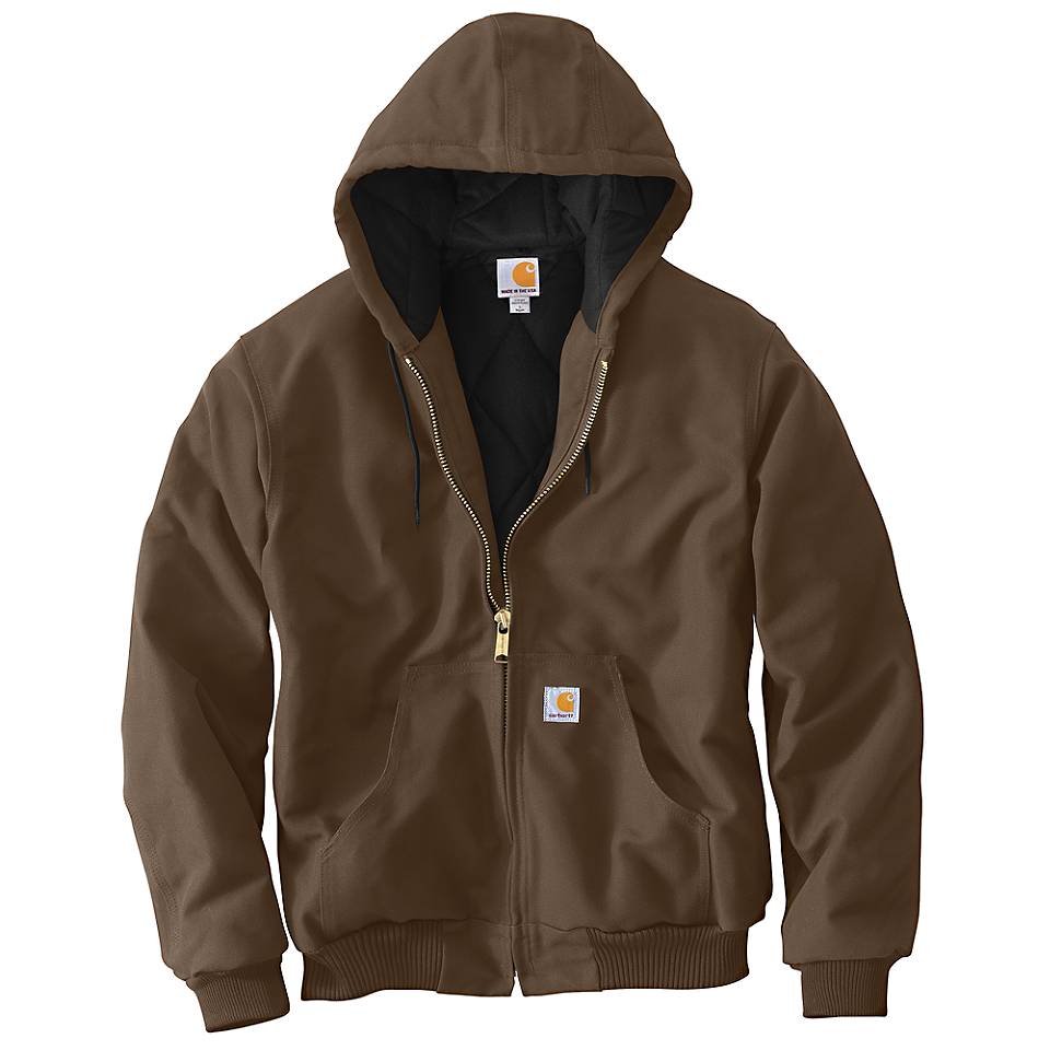 Carhartt Flannel-Lined Active Jac J140 - Loose Fit - Firm Duck - 3