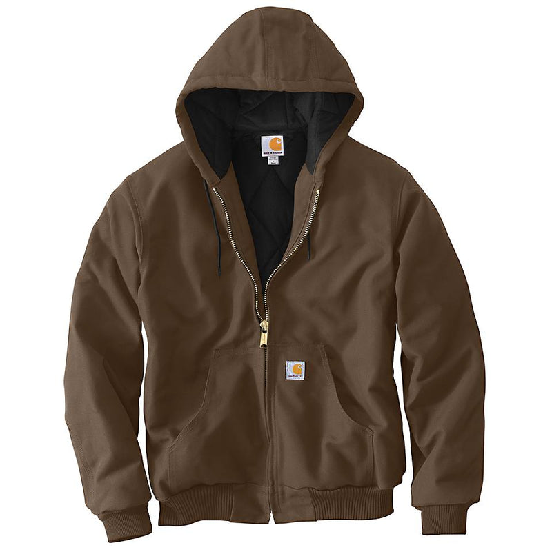Carhartt Flannel-Lined Active Jac J140 - Loose Fit - Firm Duck - 3 Warmest Rating