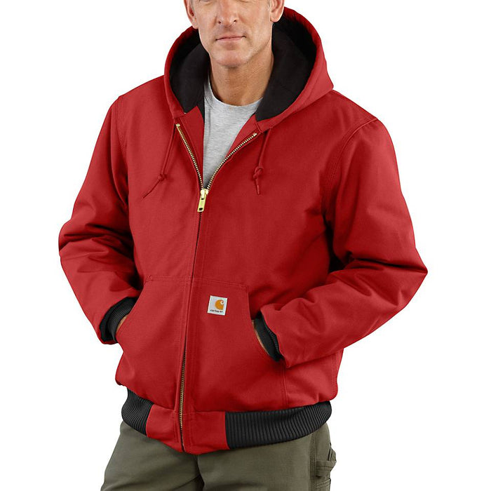 Carhartt Flannel-Lined Active Jac J140 - Loose Fit - Firm Duck - 3 Warmest Rating