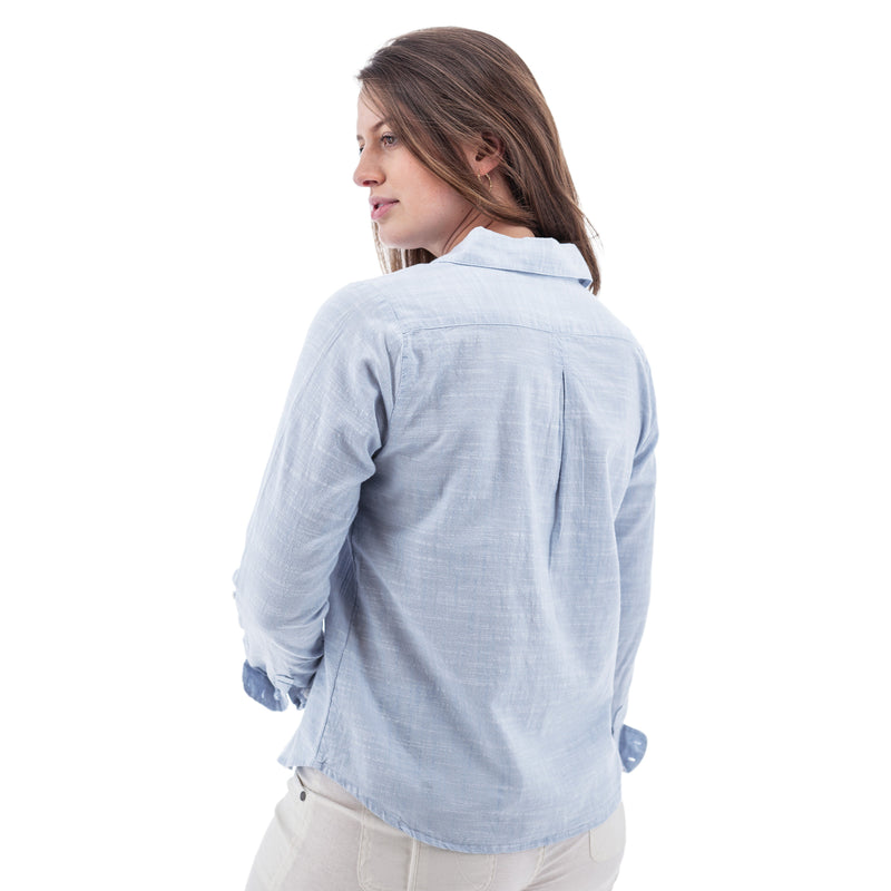 Women's Long Sleeve Devon Top | Forever Blue