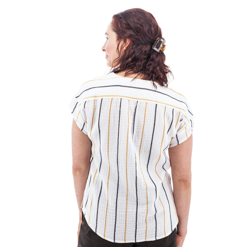 Women's Short Sleeve Kelford Top | Gold