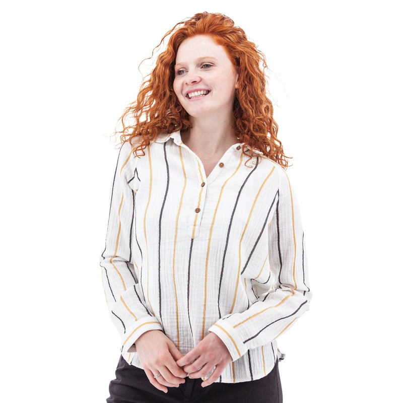 Women's Long Sleeve Kelford Top | Gold