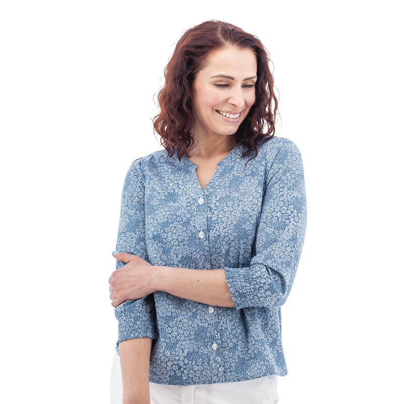 Women's Daisy Top | Provincial Blue