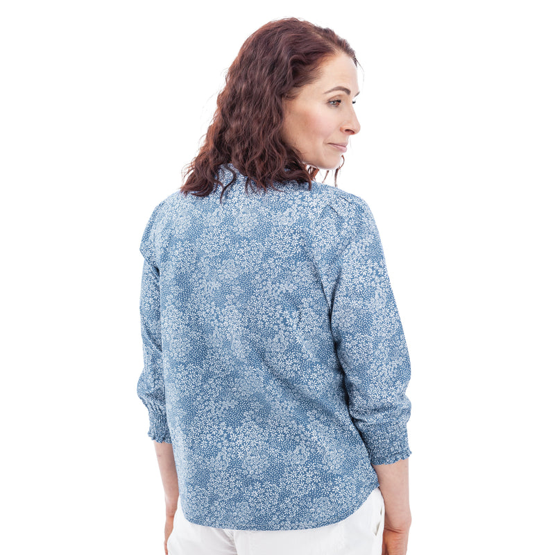 Women's Daisy Top | Provincial Blue