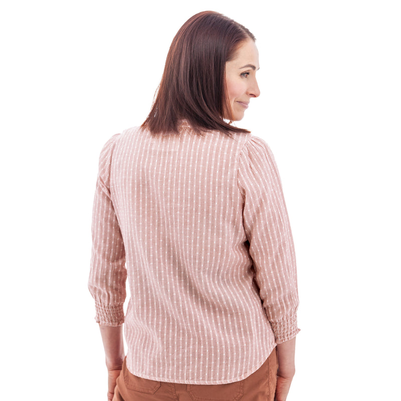 Women's 3/4 Sleeve Anna Top | Hot Sauce