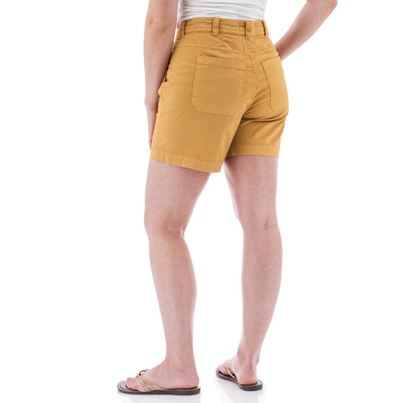 Women's Halifax Stretch Chino Short | Amber Gold