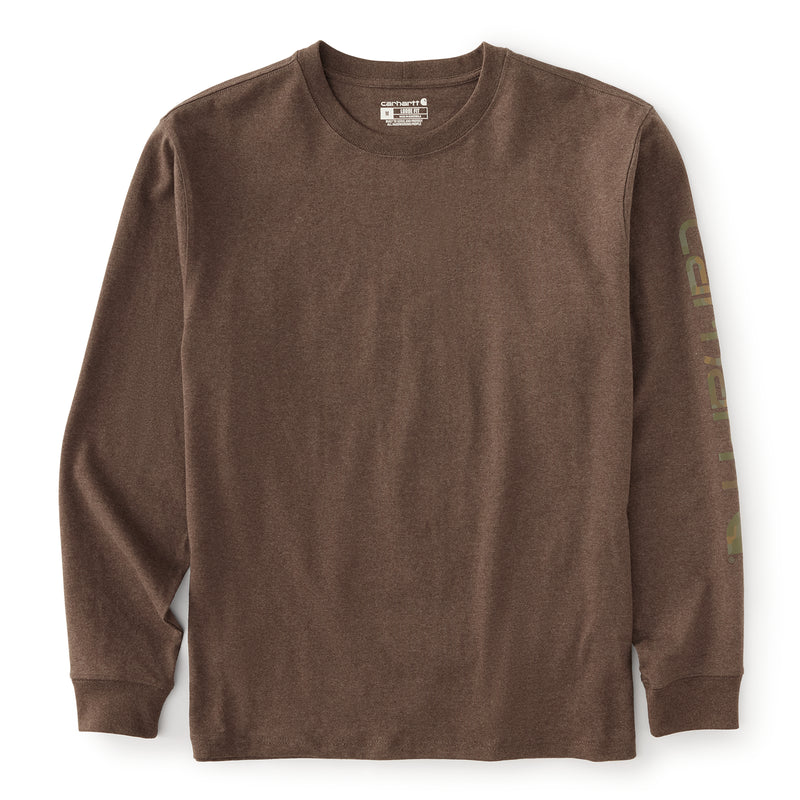 Men's Dearborn Loose Long Sleeve Logo T-Shirt | Dark Clove