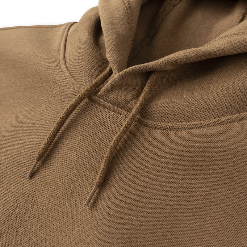 Carhartt Men's Midweight Hooded Logo Sweatshirt | Carhartt Brown