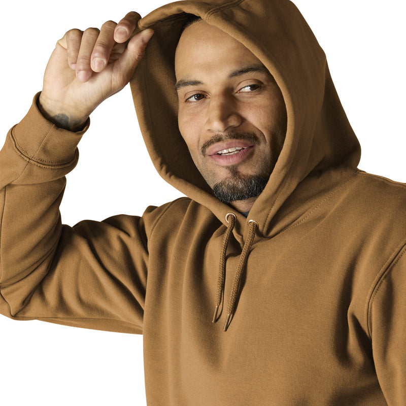 Carhartt Men's Midweight Hooded Logo Sweatshirt | Carhartt Brown