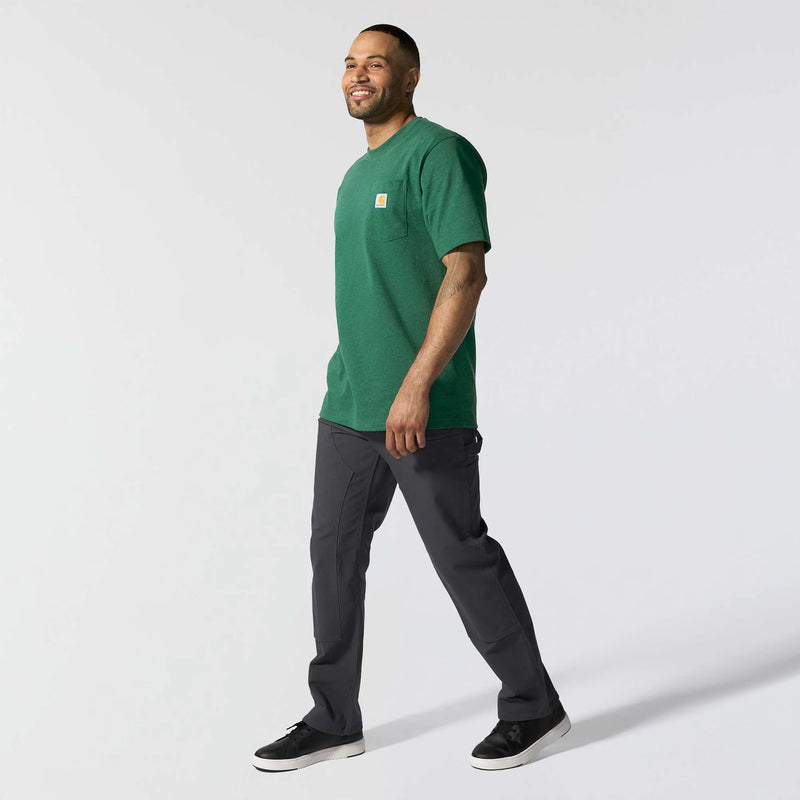 Men's Loose Fit Heavyweight Short Sleeve Pocket T-Shirt | North Woods Heather