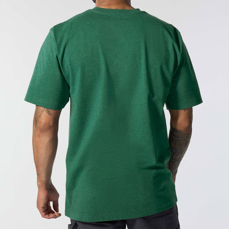 Men's Loose Fit Heavyweight Short Sleeve Pocket T-Shirt | North Woods Heather
