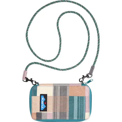 Kavu Go Time Canvas Crossbody Wallet Bag