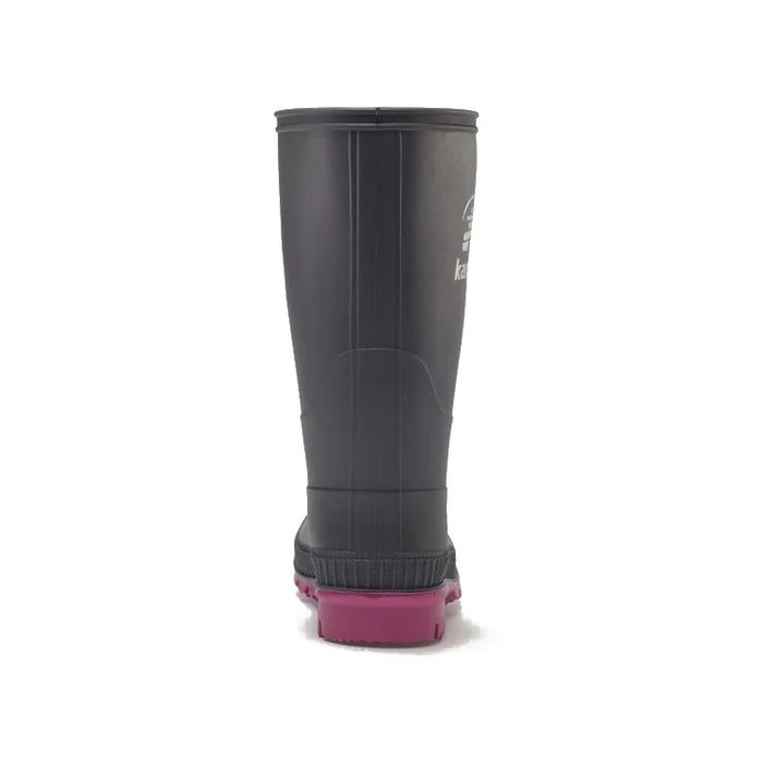 Kamik Little Kids Stomp Rain Boot | CHARC/MAGENTA