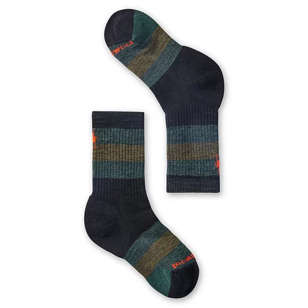 Smartwool Kids Hike Full Cushion Striped Crew Socks