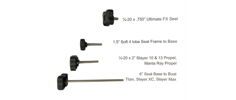 List of boat parts with descriptions on a white background