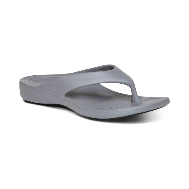 Women's Maui Orthotic Flips Grey