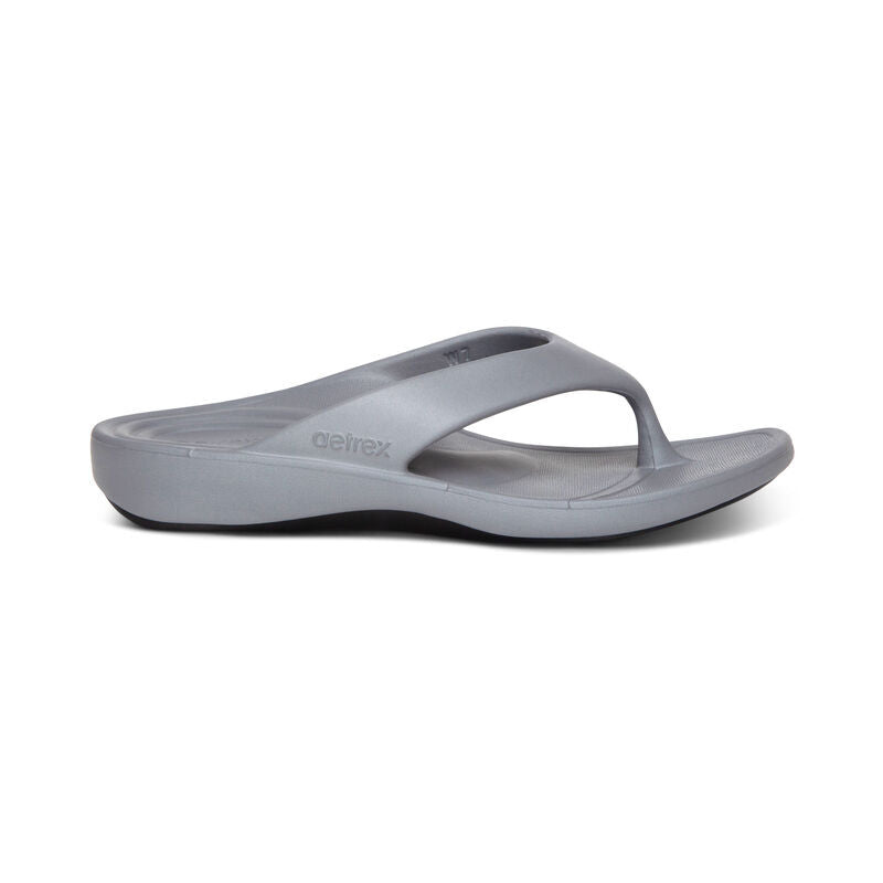 Women's Maui Orthotic Flips Grey