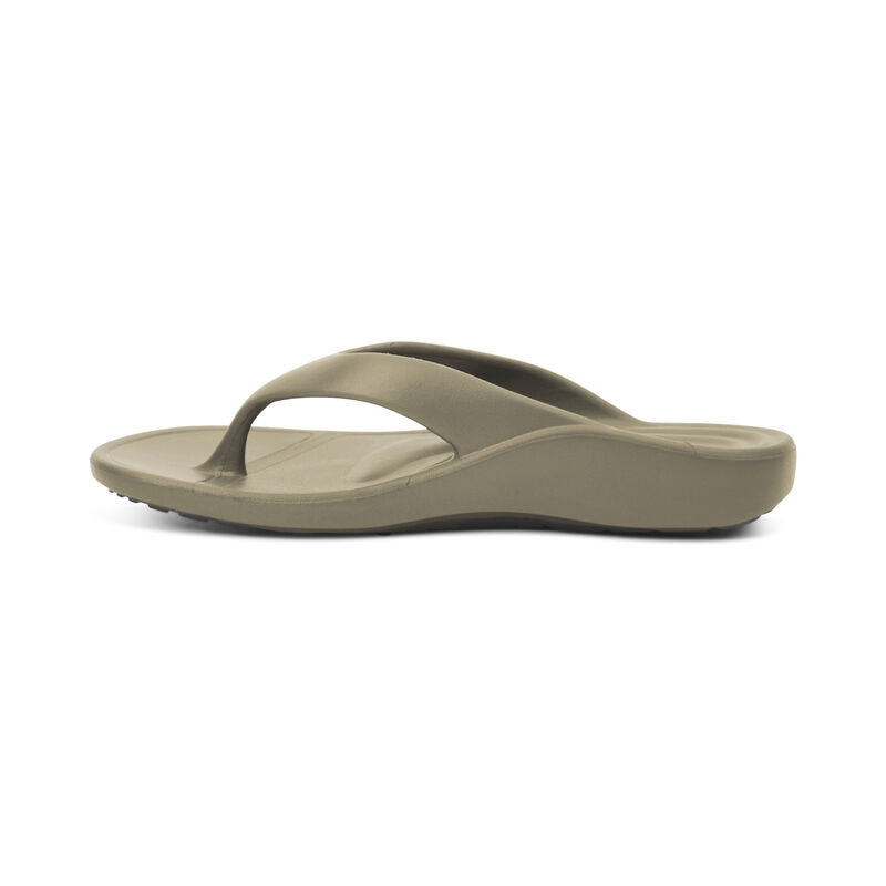 Men's Maui Orthotic Flips Army Green