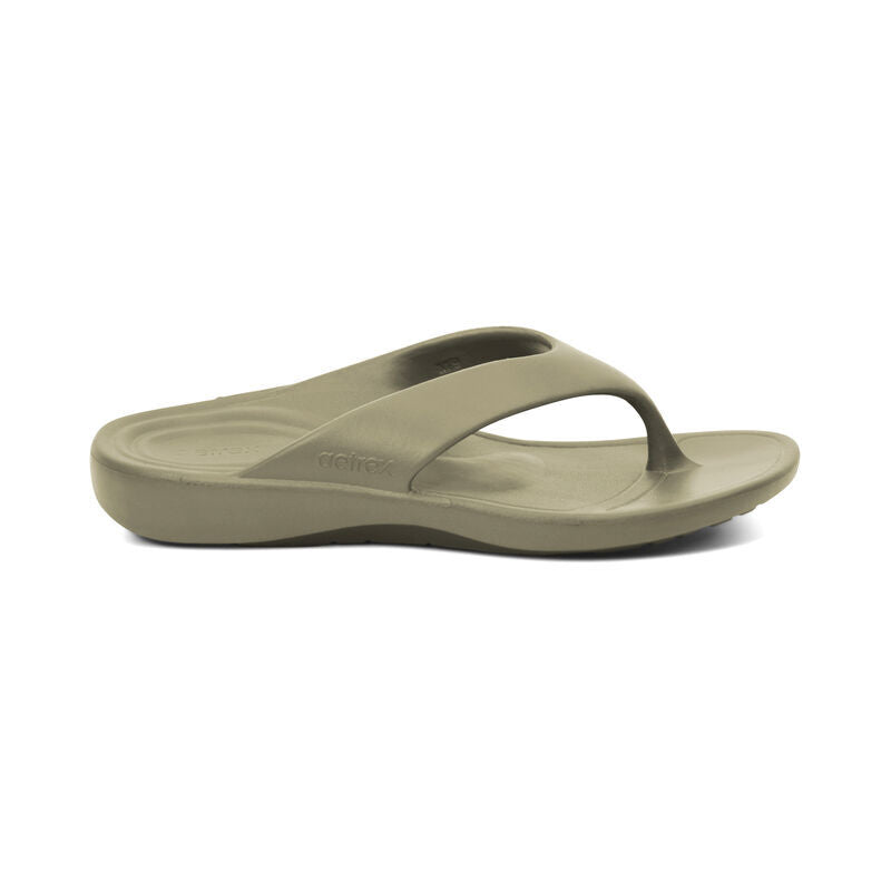 Men's Maui Orthotic Flips Army Green